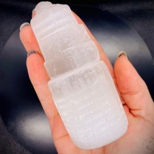 4.5” Selenite Skyscraper Tower, Healing Stone Crystal